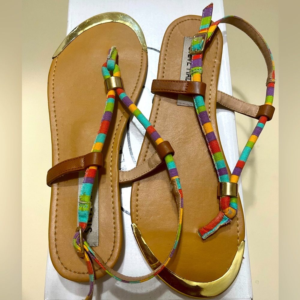 Steve Madden multi color sandals